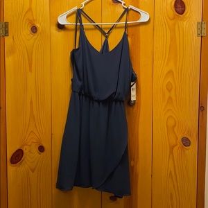 Navy cocktail dress